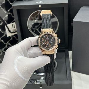 Đồng Hồ Hublot Chế Tác Big Bang Chronograph King Gold Đính Đá Nam 44mm (1)