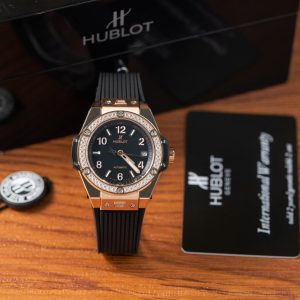 Đồng Hồ Hublot Chế Tác Big Bang King Gold Đính Đá Dây Cao Su 39mm (1)