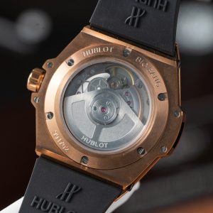 Đồng Hồ Hublot Chế Tác Big Bang King Gold Đính Đá Dây Cao Su 39mm (1)
