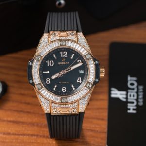 Đồng Hồ Hublot Chế Tác Big Bang King Gold Đính Full Đá 39mm (3)