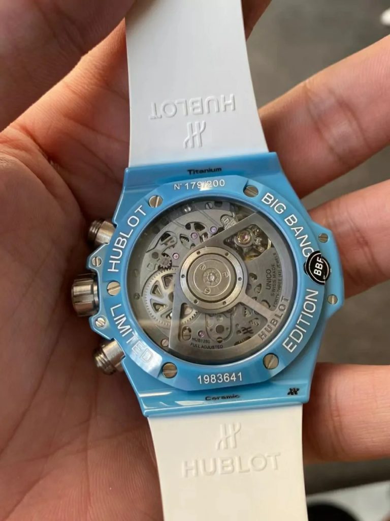 Đồng Hồ Hublot Chế Tác Big Bang Unico Dây One Click Xưởng BBF Sky Blue