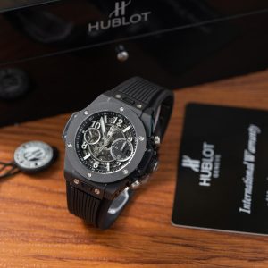 Đồng Hồ Hublot Chế Tác Big Bang Unico Gốm Đen Xưởng BBF 42mm (1)