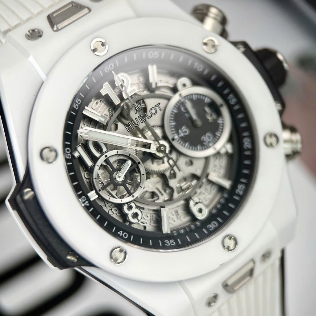 Đồng Hồ Hublot Chế Tác Big Bang Unico Gốm Trắng Xưởng BBF Cao Cấp Nhất (2)