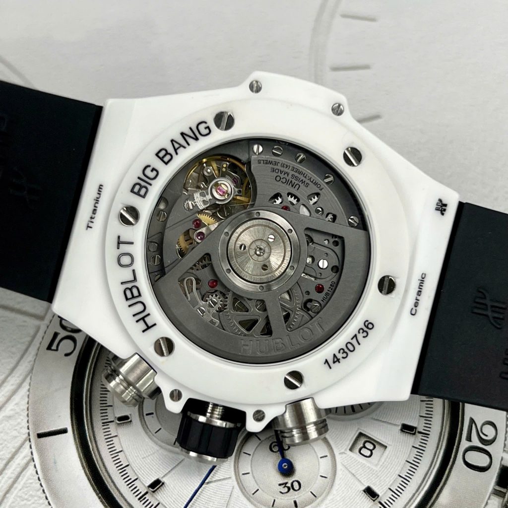 Đồng Hồ Hublot Chế Tác Big Bang Unico Gốm Trắng Xưởng BBF Cao Cấp Nhất (2)