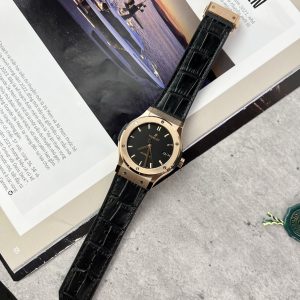 Đồng Hồ Hublot Chế Tác Classic Fusion King Gold Màu Đen Xưởng HB 42mm (1)