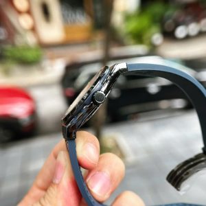 Đồng Hồ Hublot Chế Tác Vỏ Gốm Đen Màu Xanh Than Xưởng JJZ 42mm (1)