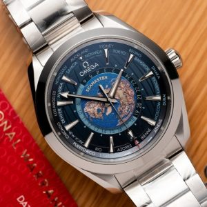 Đồng Hồ Omega Chế Tác Seamaster Aqua Terra Giờ Thế Giới Máy Thụy Sỹ 43mm (9)