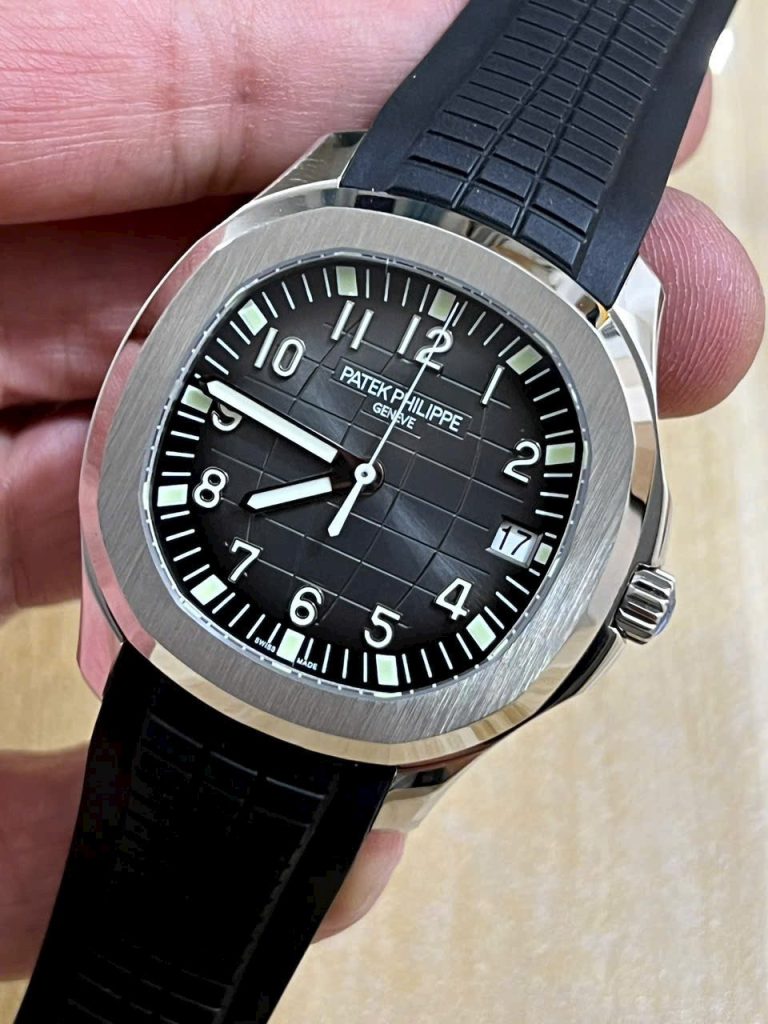 Đồng Hồ Patek Philippe Chế Tác Aquanaut 5167G Màu Đen Xưởng 3K 42mm (9)