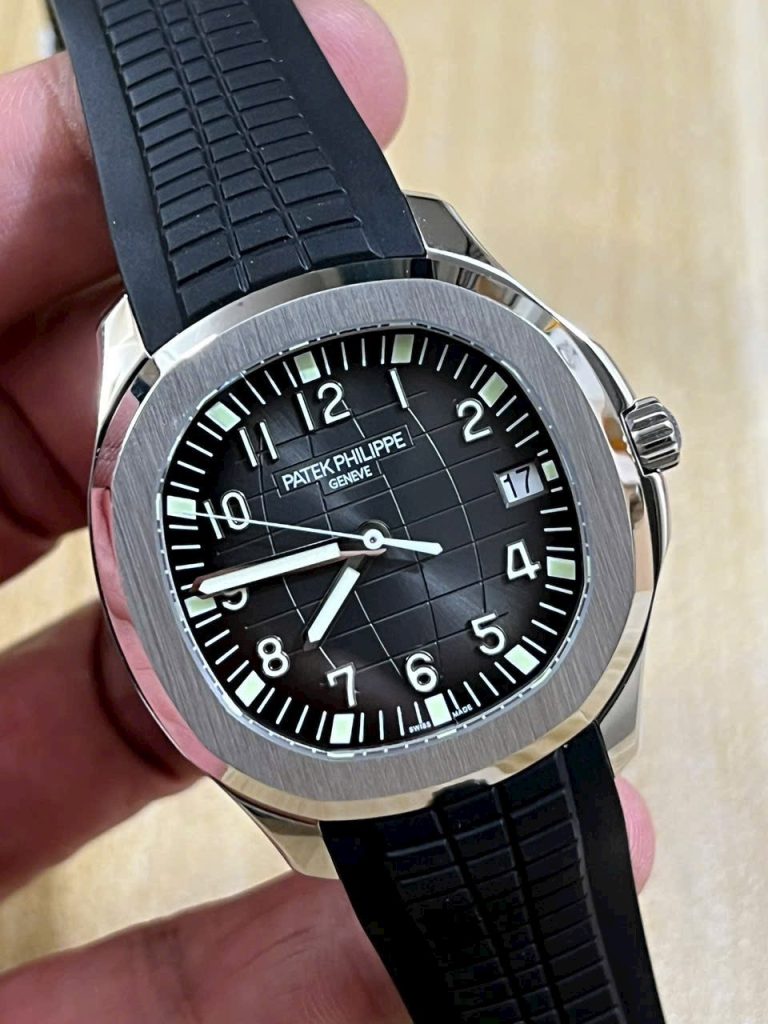 Đồng Hồ Patek Philippe Chế Tác Aquanaut 5167G Màu Đen Xưởng 3K 42mm (9)