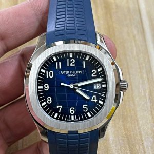 Đồng Hồ Patek Philippe Chế Tác Aquanaut 5168G Màu Xanh Dương Xưởng 3K 42mm (9)