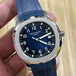 Đồng Hồ Patek Philippe Chế Tác Aquanaut 5168G Màu Xanh Dương Xưởng 3K 42mm (9)