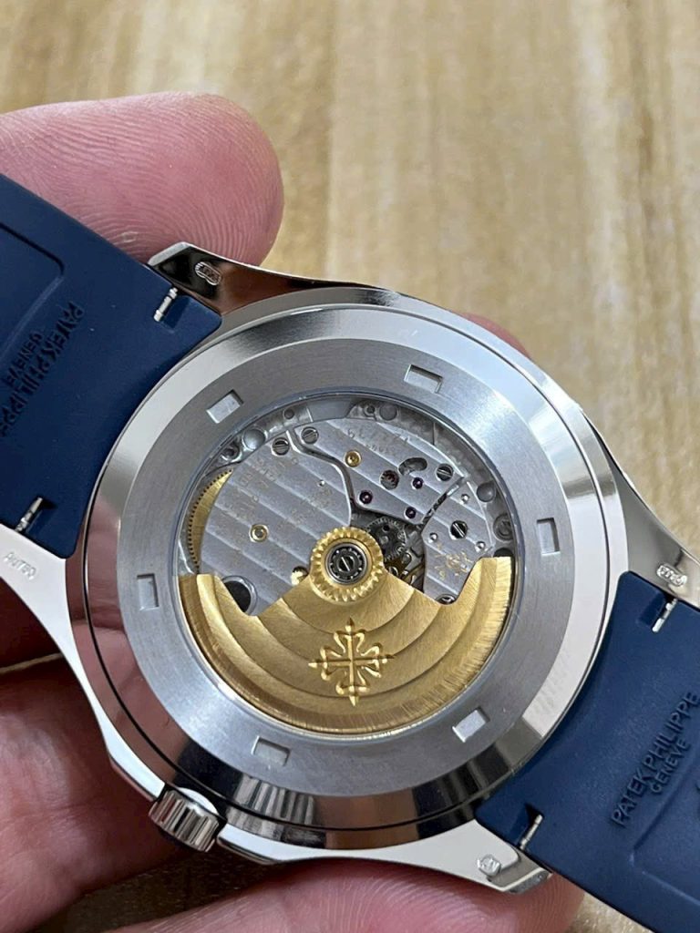 Đồng Hồ Patek Philippe Chế Tác Aquanaut 5168G Màu Xanh Dương Xưởng 3K 42mm (9)