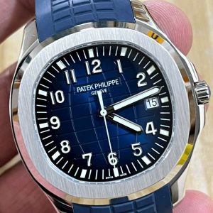 Đồng Hồ Patek Philippe Chế Tác Aquanaut 5168G Màu Xanh Dương Xưởng 3K 42mm (9)