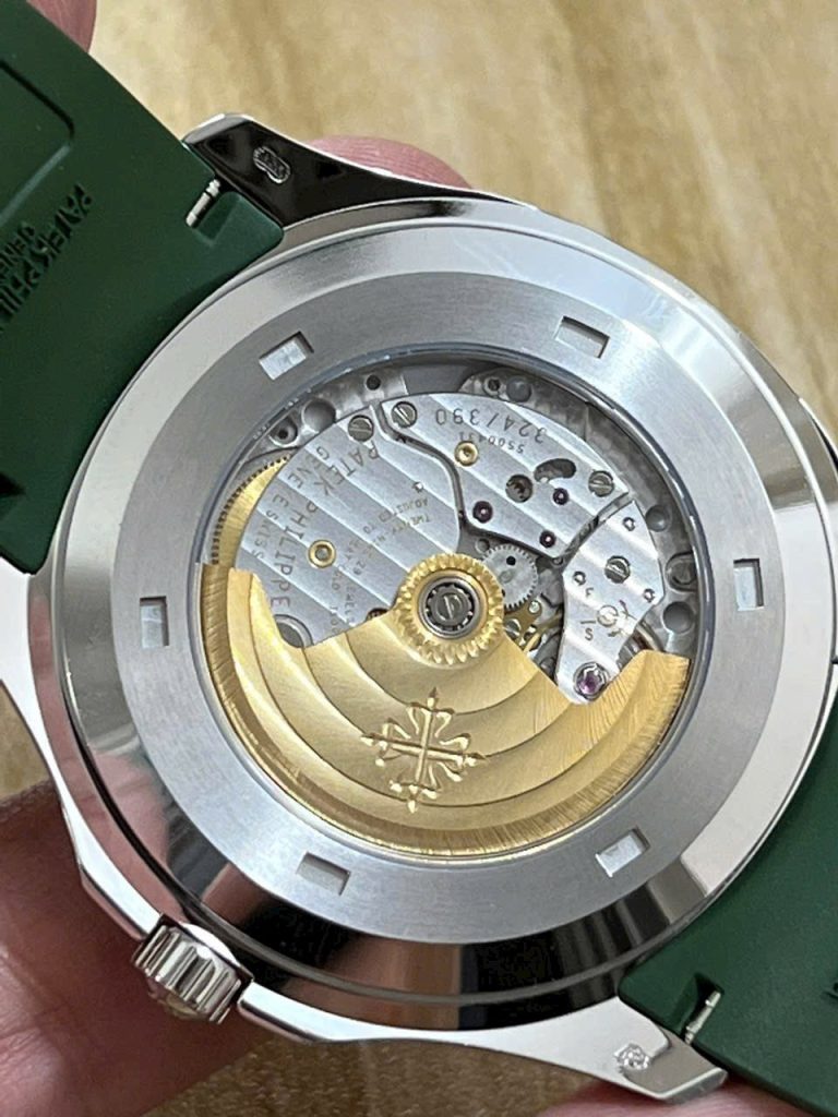 Đồng Hồ Patek Philippe Chế Tác Aquanaut 5168G Màu Xanh Lá Xưởng 3K 42mm (9)