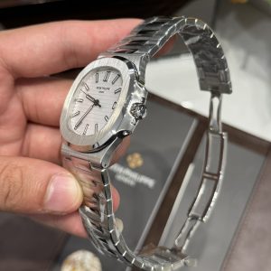 Đồng Hồ Patek Philippe Chế Tác Nautilus 5711 Mặt Số Trắng Xưởng 3K 40mm (1)
