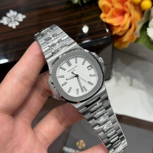 Đồng Hồ Patek Philippe Chế Tác Nautilus 5711 Mặt Số Trắng Xưởng 3K 40mm (1)