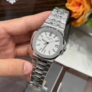 Đồng Hồ Patek Philippe Chế Tác Nautilus 5711 Mặt Số Trắng Xưởng 3K 40mm (1)