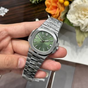 Đồng Hồ Patek Philippe Chế Tác Nautilus 5711 Mặt Xanh Lá Xưởng 3K 40mm (1)