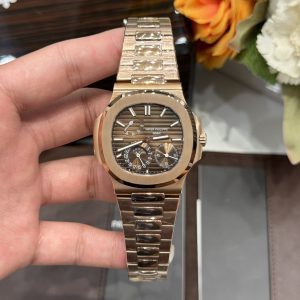 Đồng Hồ Patek Philippe Chế Tác Nautilus 5712 Mặt Chocolate Xưởng GR 40mm (1)