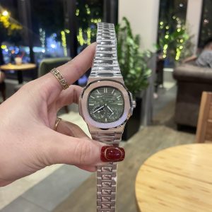 Đồng Hồ Patek Philippe Fake Máy Nhật Nautilus 5712 Mặt Xanh Lá Cây 40mm (7)