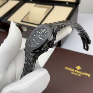 Đồng Hồ Patek Philippe Fake Máy Nhật Nautilus 5712 Màu Đen 40mm (10)