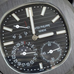Đồng Hồ Patek Philippe Fake Máy Nhật Nautilus 5712 Màu Đen 40mm (10)