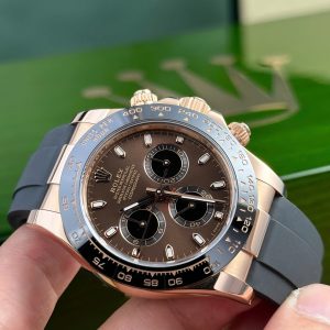 Đồng Hồ Rolex Chế Tác Bọc Vàng 18K Daytona 116515LN Mặt Chocolate 40mm (3)