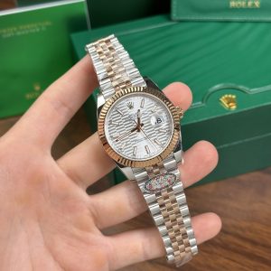 Đồng Hồ Rolex Chế Tác DateJust 126331 Demi Mặt Nếp Gấp Xưởng Clean 41mm (3)