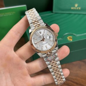 Đồng Hồ Rolex Chế Tác DateJust 126331 Demi Mặt Nếp Gấp Xưởng Clean 41mm (3)