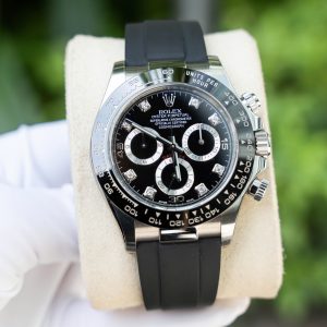 Đồng Hồ Rolex Chế Tác Daytona 116519LN Mặt Đen Cọc Số Đá Xưởng Clean 40mm (6)