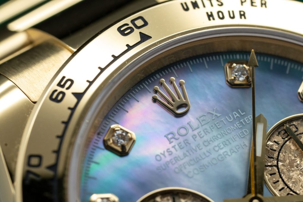 Đồng Hồ Rolex Chế Tác Mặt Xà Cừ Cọc Số Moissanite Xưởng Clean Daytona 116508 40mm (7)