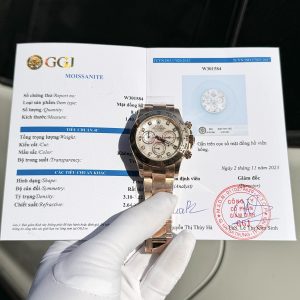 Đồng Hồ Rolex Daytona Chế Tác Mặt Khảm Trai Tự Nhiên Cọc Số Moissanite 40mm (1)