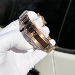 Đồng Hồ Rolex Daytona Chế Tác Mặt Khảm Trai Tự Nhiên Cọc Số Moissanite 40mm (1)