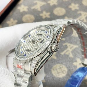 Đồng Hồ Rolex Fake Cao Cấp Máy Cơ Nhật Đính Đá Nam 40mm (1)