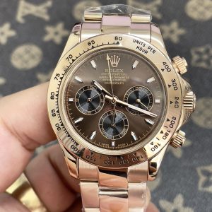 Đồng Hồ Rolex Fake Máy Nhật Cosmograph Daytona Chocolate Dial 40mm (3)