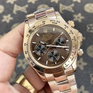 Đồng Hồ Rolex Fake Máy Nhật Cosmograph Daytona Chocolate Dial 40mm (3)
