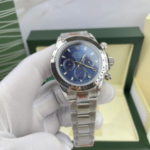 Đồng Hồ Rolex Fake Máy Nhật Cosmograph Daytona Mặt Xanh Blue 40mm (8)