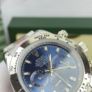 Đồng Hồ Rolex Fake Máy Nhật Cosmograph Daytona Mặt Xanh Blue 40mm (8)