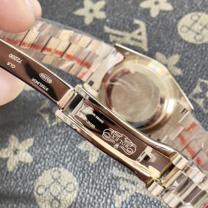 Đồng Hồ Rolex Fake Máy Nhật Day-Date Mặt Xám Khói New 2024 40mm (1)