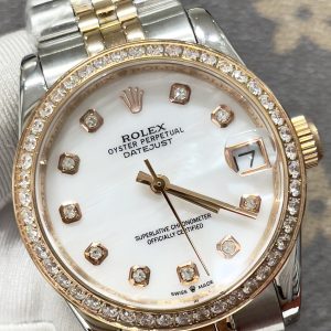 Đồng Hồ Rolex Fake Máy Nhật Giá 2 Triệu DateJust Mặt Xà Cừ 36mm (1)