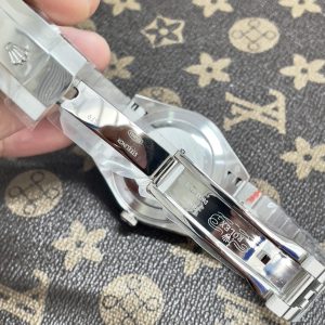 Đồng Hồ Rolex Máy Nhật DateJust Mặt Vi Tính Màu Trắng Fake