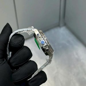 Đồng Hồ Audemars Piguet Chế Tác Royal Oak 26331 Frosted Gold Mặt Xanh 41mm (2)