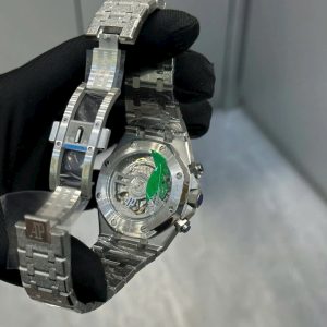 Đồng Hồ Audemars Piguet Chế Tác Royal Oak 26331 Frosted Gold Mặt Xanh 41mm (4)