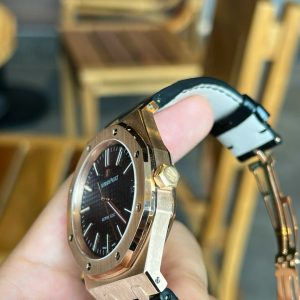 Đồng Hồ Audemars Piguet Chế Tác Vàng Hồng Nguyên Khối 18K 41mm (7)