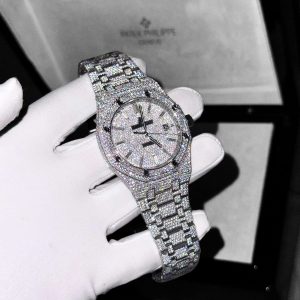 Đồng Hồ Audemars Piguet Đính Full Đá Moissanite Hong Kong Chế Tác 41mm (4)