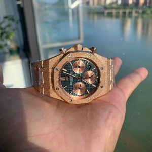 Đồng Hồ Audemars Piguet Rep 11 Royal Oak 26331OR Frosted Gold 41mm (10)