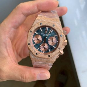 Đồng Hồ Audemars Piguet Rep 11 Royal Oak 26331OR Frosted Gold 41mm (10)