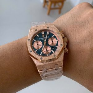 Đồng Hồ Audemars Piguet Rep 11 Royal Oak 26331OR Frosted Gold 41mm (10)