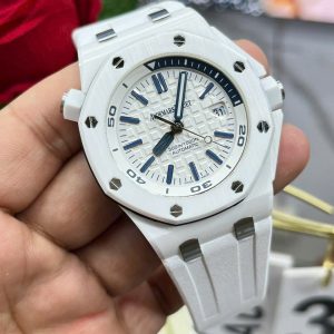 Đồng Hồ Audemars Piguet Rep 11 Royal Oak Offshore Gốm Trắng Xưởng IP 42mm (8)