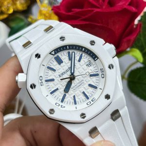 Đồng Hồ Audemars Piguet Rep 11 Royal Oak Offshore Gốm Trắng Xưởng IP 42mm (8)